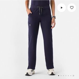Figs Women's Navy Kade Cargo Bottoms